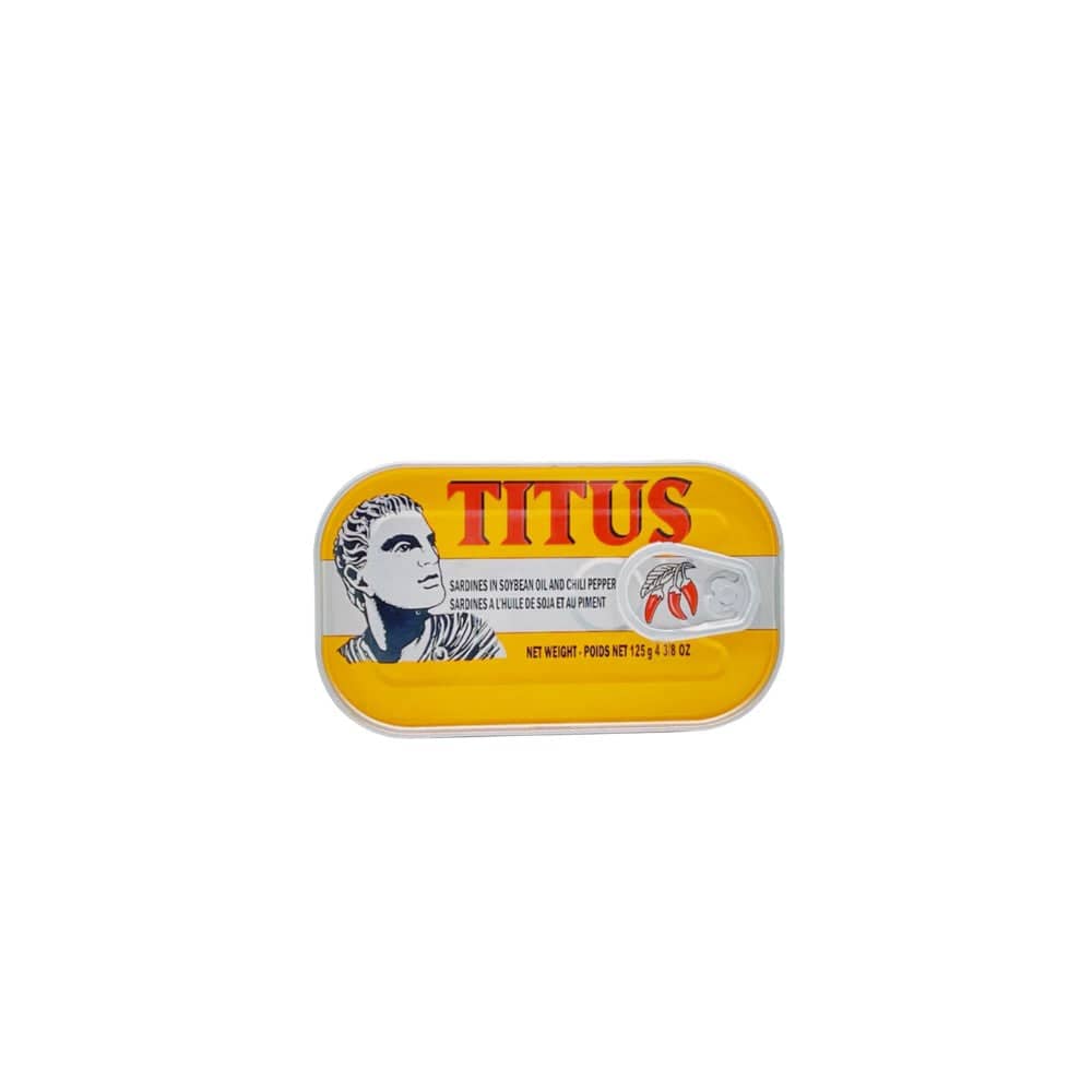 Hot Titus Sardine 125g (6pcs)